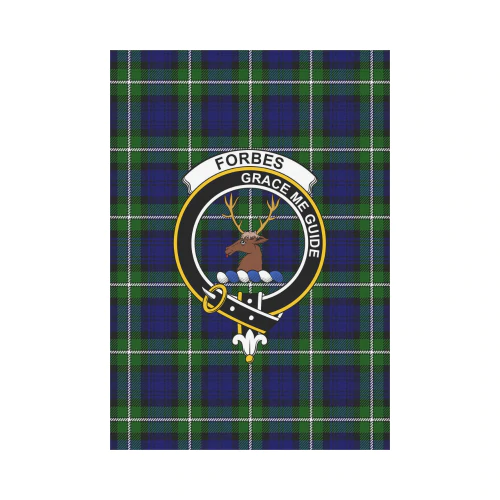 Clan Forbes Modern Tartan Crest Garden Flag SC42 Clan Forbes Tartan Today   