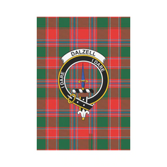 Clan Dalziel Modern Tartan Crest Garden Flag HH74 Clan Dalziel Tartan Today   