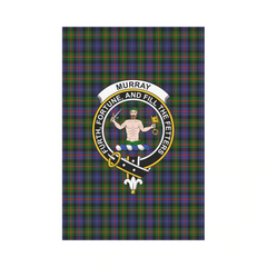 Clan Murray Of Atholl Modern Tartan Crest Garden Flag KD38 Clan Murray Tartan Today   