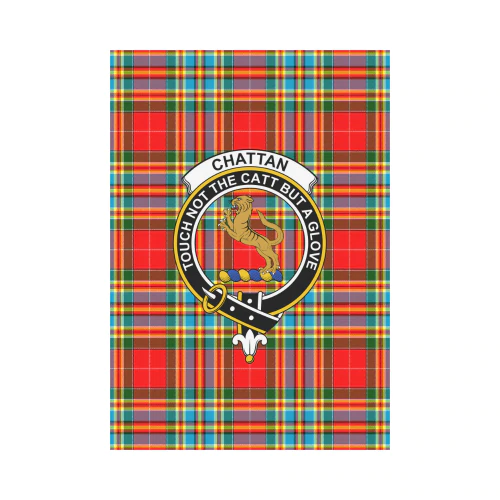 Clan Chattan Tartan Crest Garden Flag HX52 Clan Chattan Tartan Today   