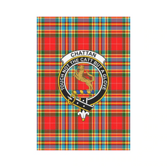 Clan Chattan Tartan Crest Garden Flag HX52 Clan Chattan Tartan Today   