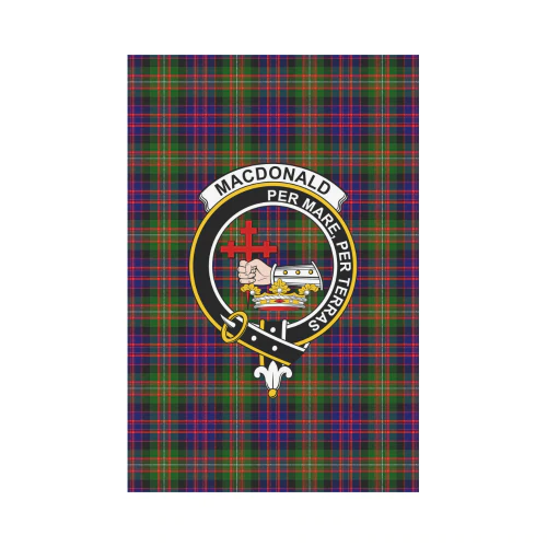 Clan Clan MacDonald Tartan Crest Garden Flag ZQ53 Clan MacDonald Tartan Today   