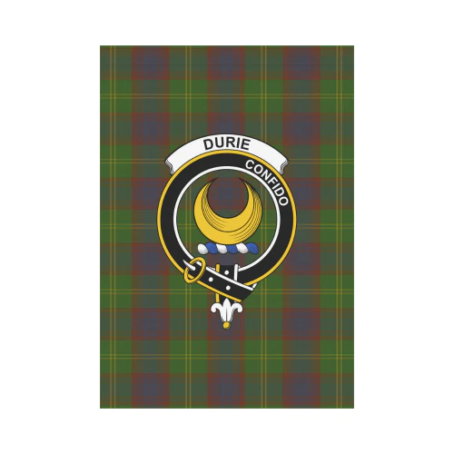 Clan Durie Tartan Crest Garden Flag NY90 Clan Durie Tartan Today   