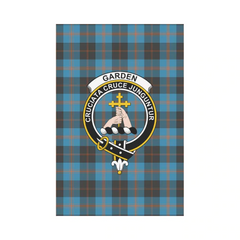 Clan Garden Tartan Crest Garden Flag US42 Garden Tartan (Clan Garden) Tartan Today   