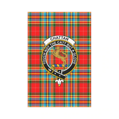 Clan Chattan Tartan Crest Garden Flag HX52 Clan Chattan Tartan Today   