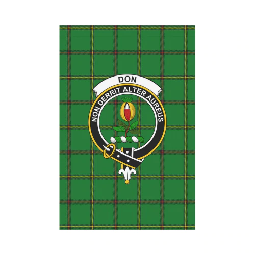 Clan Don (Tribe-Of-Mar) Tartan Crest Garden Flag NO69 Clan Mar Tartan Today   