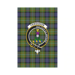 Clan Fergusson Modern Tartan Crest Garden Flag WR48 Clan Fergusson Tartan Today   