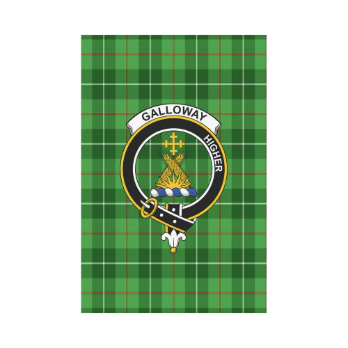 Clan Galloway District Tartan Crest Garden Flag TV80 Clan Galloway Tartan Today   