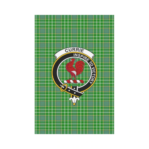 Clan Currie Tartan Crest Garden Flag XZ95 Clan Currie Tartan Today   