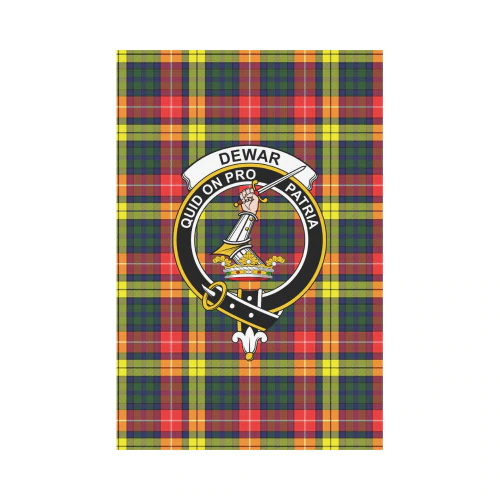 Clan Dewar Tartan Crest Garden Flag FS19 Clan Dewar Tartan Today   