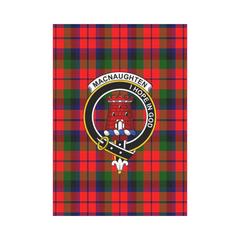 Clan MacNaughton Modern Tartan Crest Garden Flag HU93 Clan MacNaughton Tartan Today   