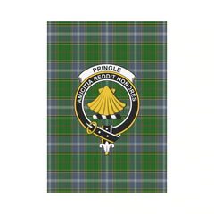 Clan Pringle Tartan Crest Garden Flag KI54 Clan Pringle Tartan Today   