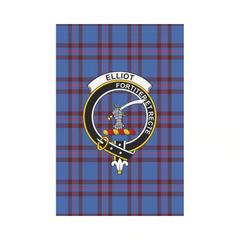 Clan Elliot Modern Tartan Crest Garden Flag GY67 Clan Elliot Tartan Today   