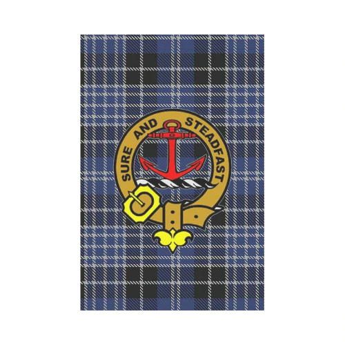 Clan Clark Tartan Crest Garden Flag ZA64 Clan Clark Tartan Today   