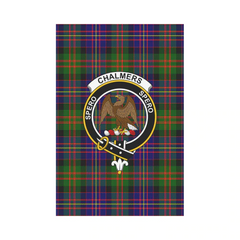 Clan Chalmers Modern Tartan Crest Garden Flag LB63 Clan Chalmers Tartan Today   