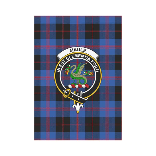 Clan Maule Tartan Crest Garden Flag KE84 Clan Maule Tartan Today   