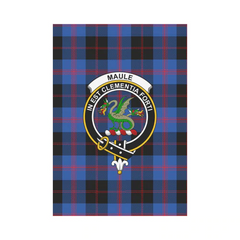 Clan Maule Tartan Crest Garden Flag KE84 Clan Maule Tartan Today   