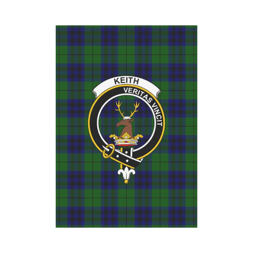 Clan Keith Modern Tartan Crest Garden Flag UA61 Clan Keith Tartan Today   