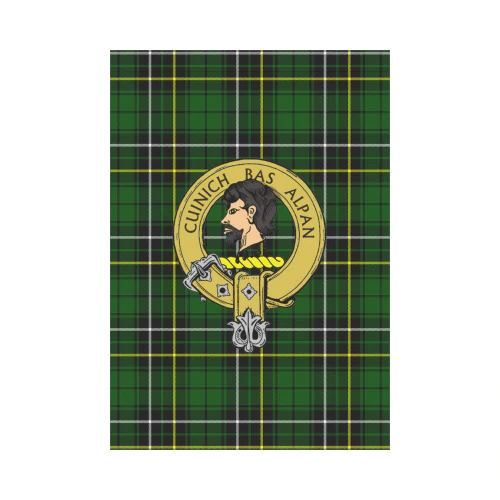 Clan Clan MacAlpine Modern Tartan Crest Garden Flag ET76 Clan MacAlpine Tartan Today   