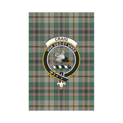 Clan Craig Ancient Tartan Crest Garden Flag WD49 Clan Craig Tartan Today   