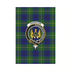 Clan Johnston Tartan Crest Garden Flag WF74 Clan Johnston Tartan Today   