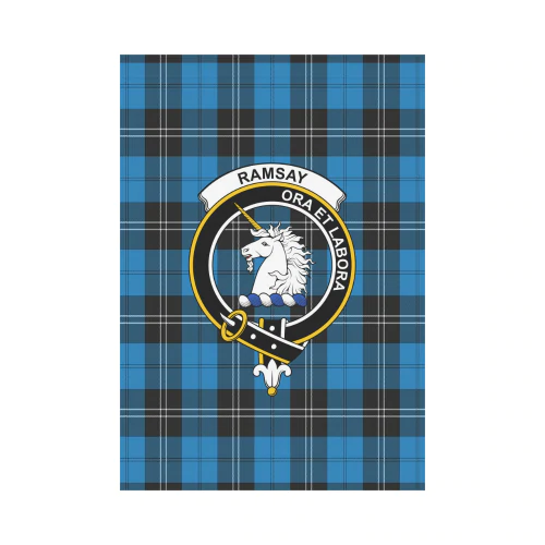 Clan Ramsay Blue Ancient Tartan Crest Garden Flag KT92 Clan Ramsay Tartan Today   