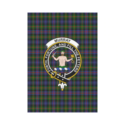 Clan Murray Of Atholl Modern Tartan Crest Garden Flag KD38 Clan Murray Tartan Today   