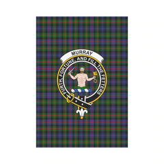 Clan Murray Of Atholl Modern Tartan Crest Garden Flag KD38 Clan Murray Tartan Today   