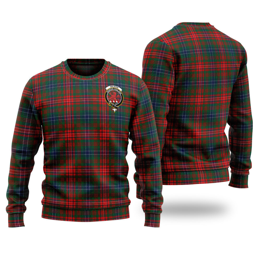 Clan Wilson Modern Tartan Christmas Ugly Sweater OM25 Wilson Modern Tartan Tartan Sweater   