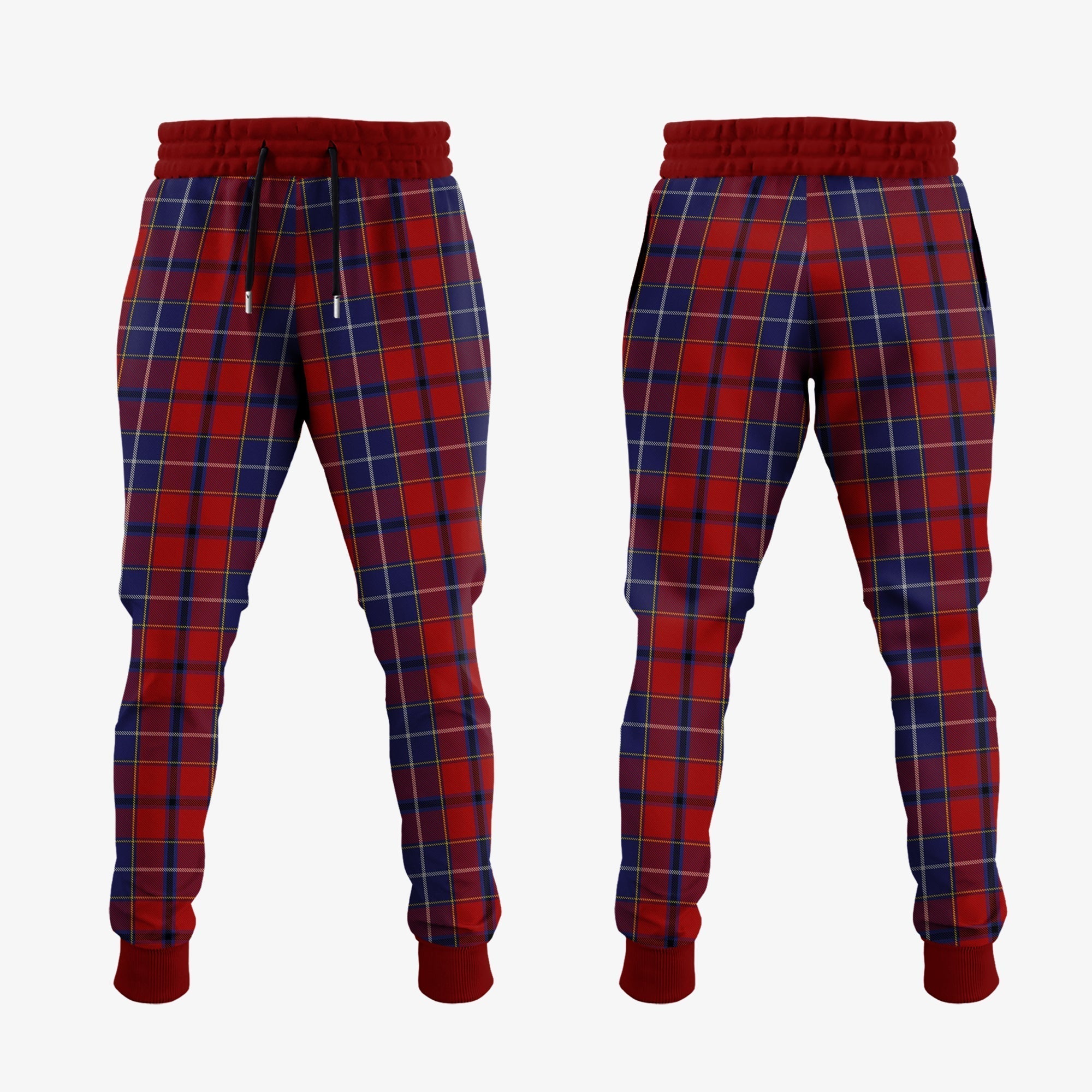 Clan Wishart Dress Tartan Crest Jogger Sweatpants LG96 Clan Wishart Tartan Today   